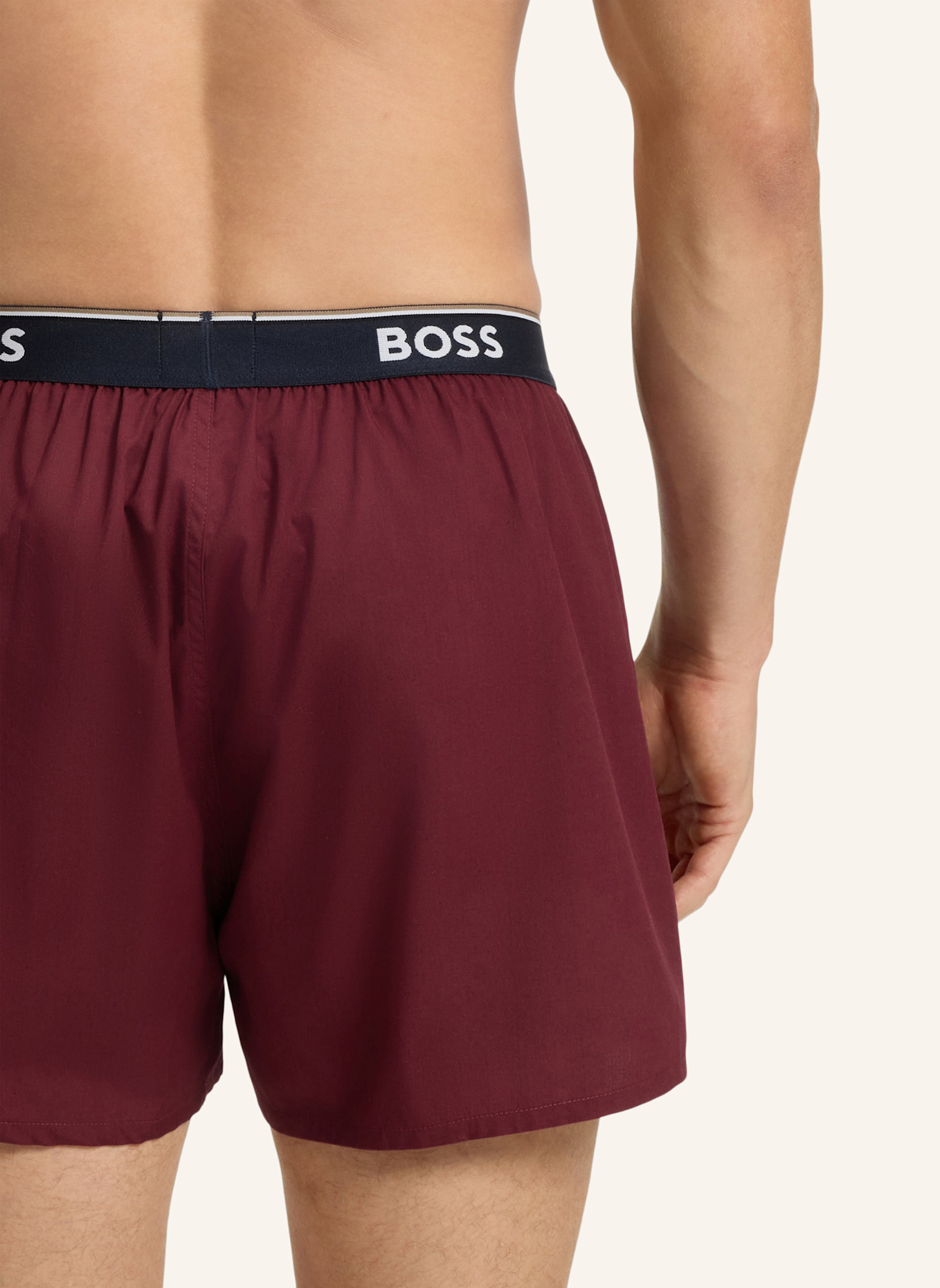 BOSS Pyjamas Unterteil 2P BOXER SHORTS EW: DUNKELROT