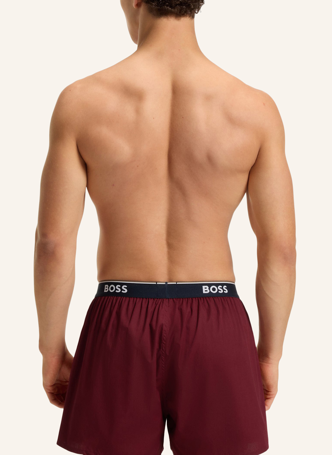BOSS Pyjamas Unterteil 2P BOXER SHORTS EW: DUNKELROT