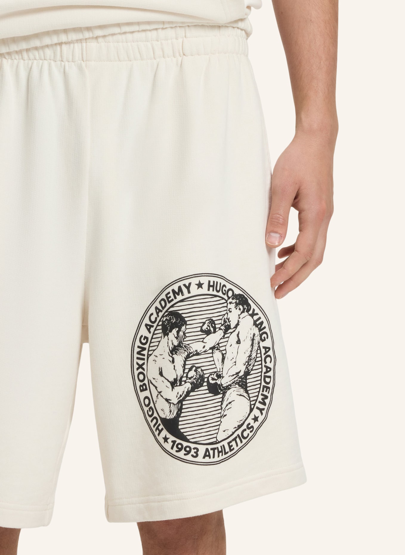 HUGO Casual Hose DUBOX Relaxed Fit: WEISS