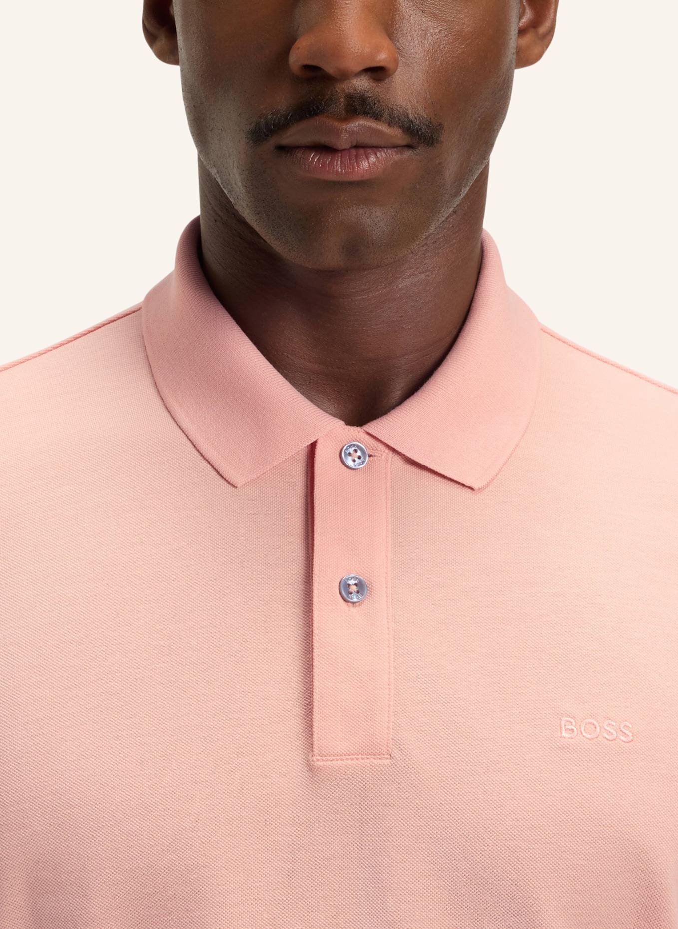 BOSS Poloshirt PALLAS Regular Fit: HELLROSA