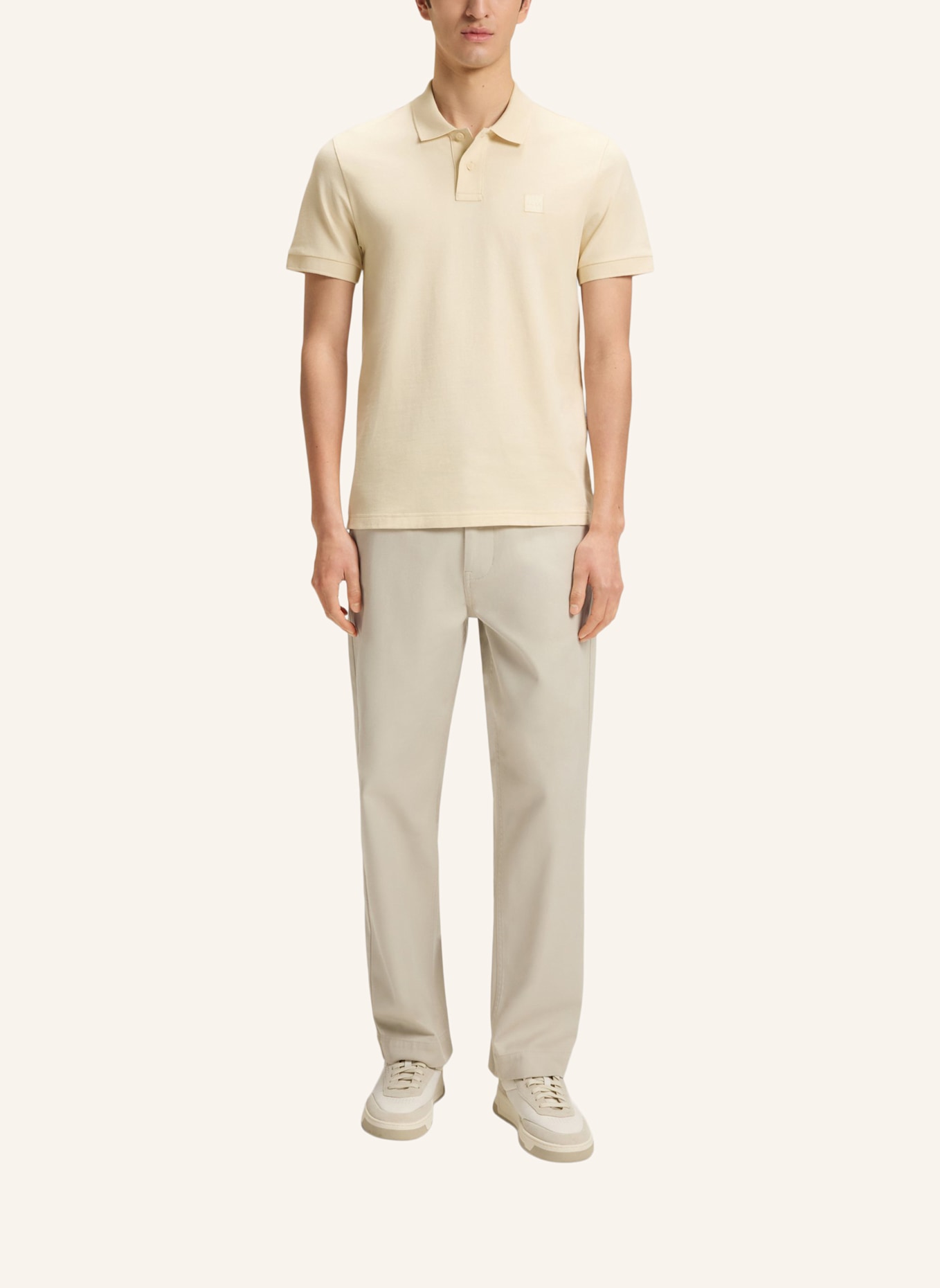 BOSS Jersey-Poloshirt PASSENGER: GELB