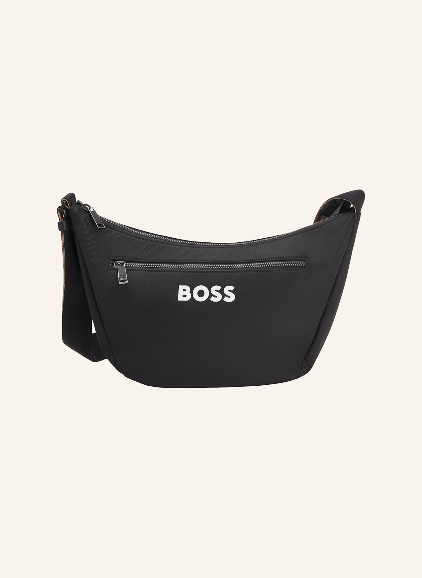 BOSS Crossbody-Tasche CATCH_3.0_HOBO: SCHWARZ