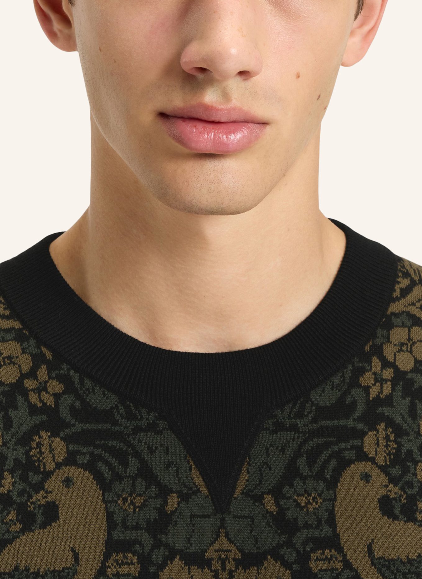 HUGO Pullover SORRIS Relaxed Fit: SCHWARZ