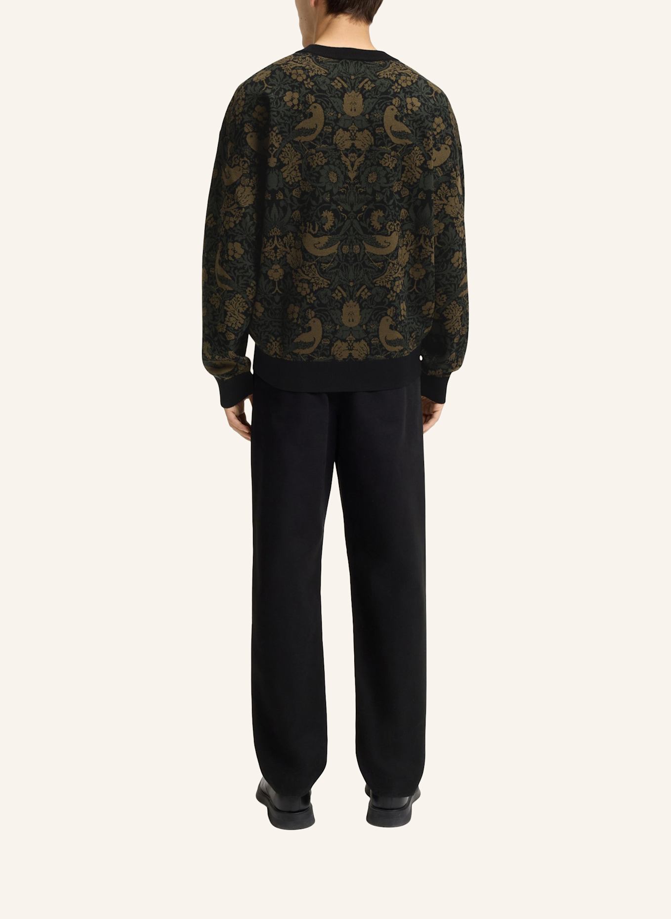 HUGO Pullover SORRIS Relaxed Fit: SCHWARZ