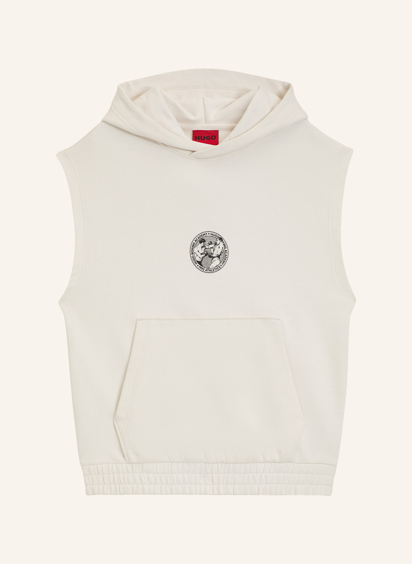 HUGO Sweatshirt DUBOXO Relaxed Fit: WEISS