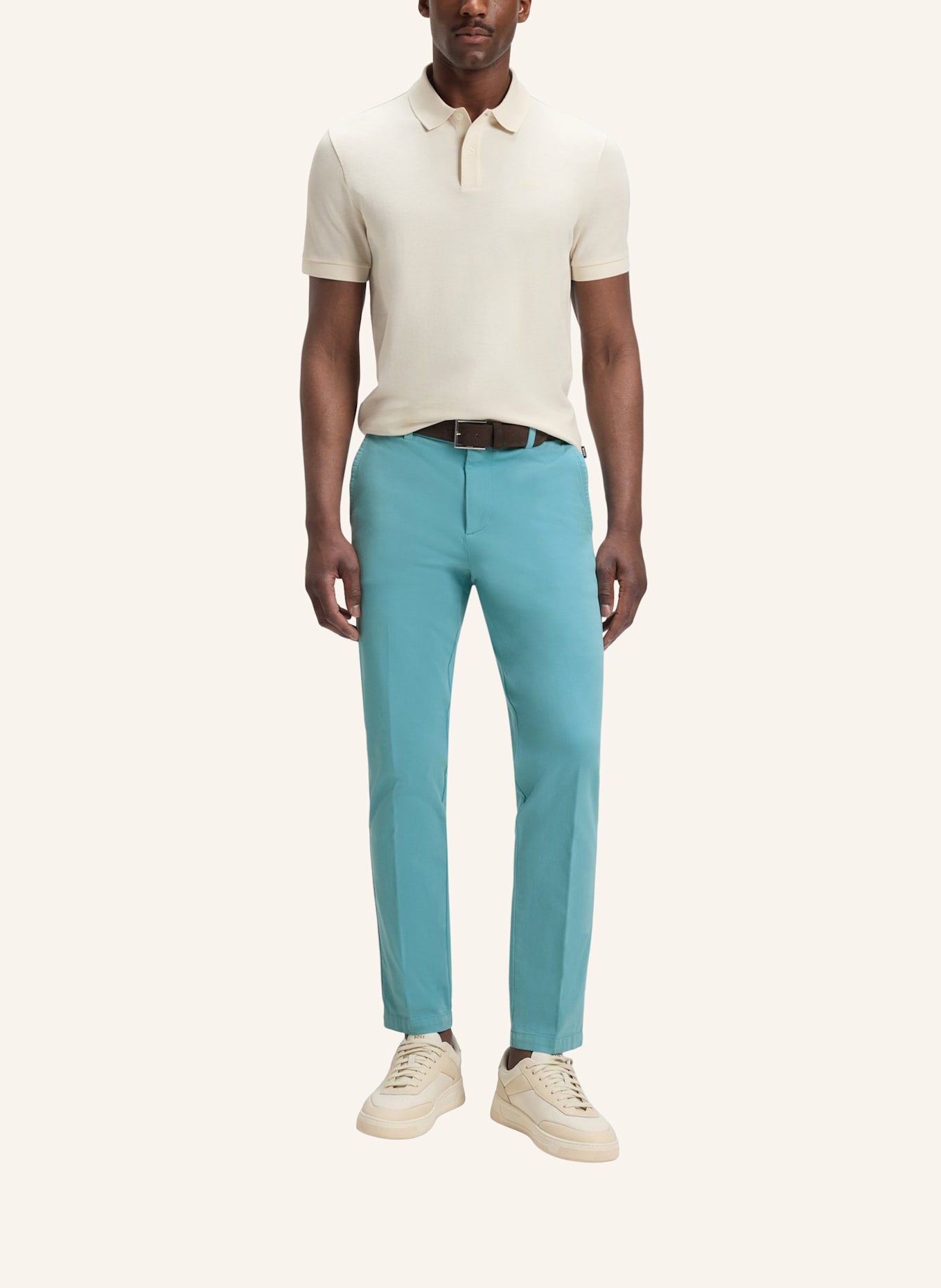 BOSS Casual Hose H-KAITON1 Slim Fit: HELLBLAU