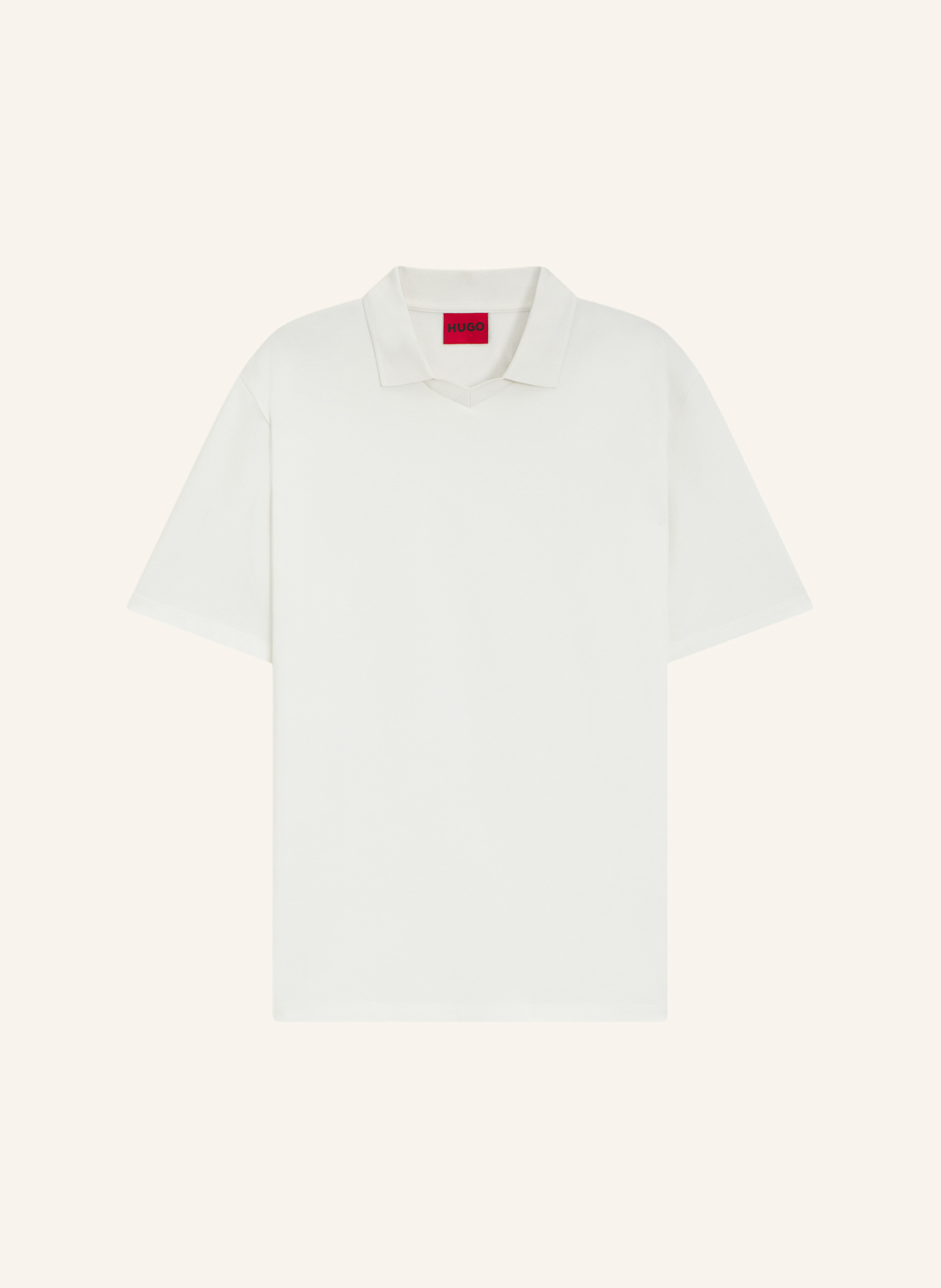 HUGO Poloshirt DIMERSVE Relaxed Fit: WEISS