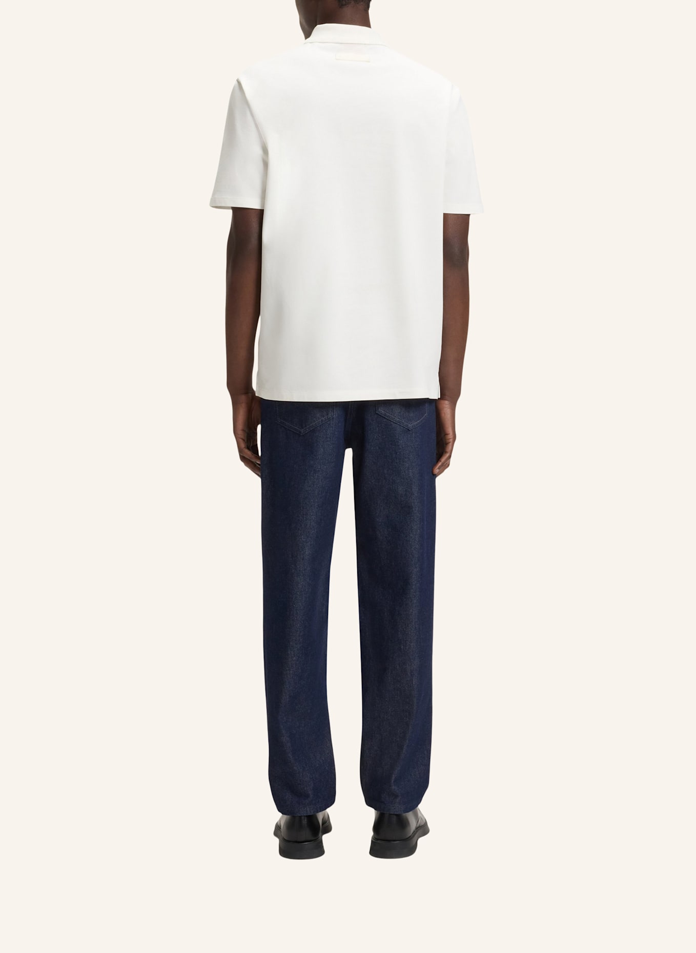 HUGO Poloshirt DIMERSVE Relaxed Fit: WEISS