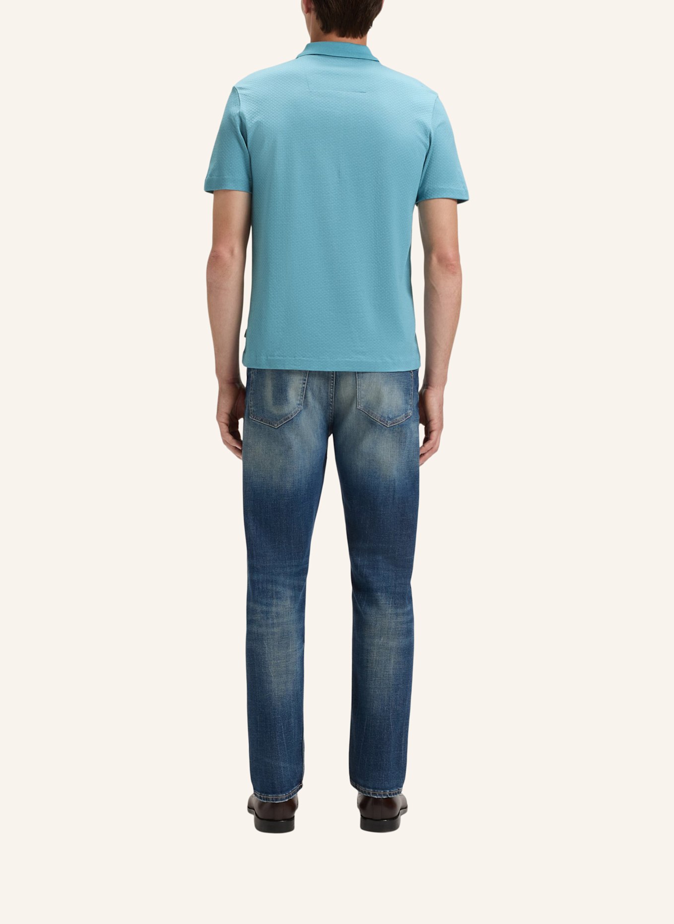 BOSS Poloshirt C-PARLAY 212 Regular Fit: HELLBLAU