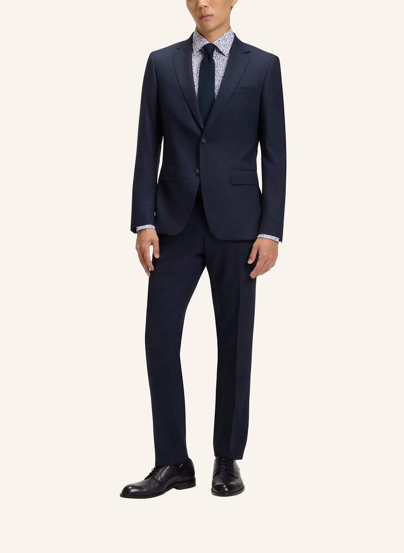 BOSS Business Hemd H-HANK-KENT-C1-214 Slim Fit: HELLBLAU