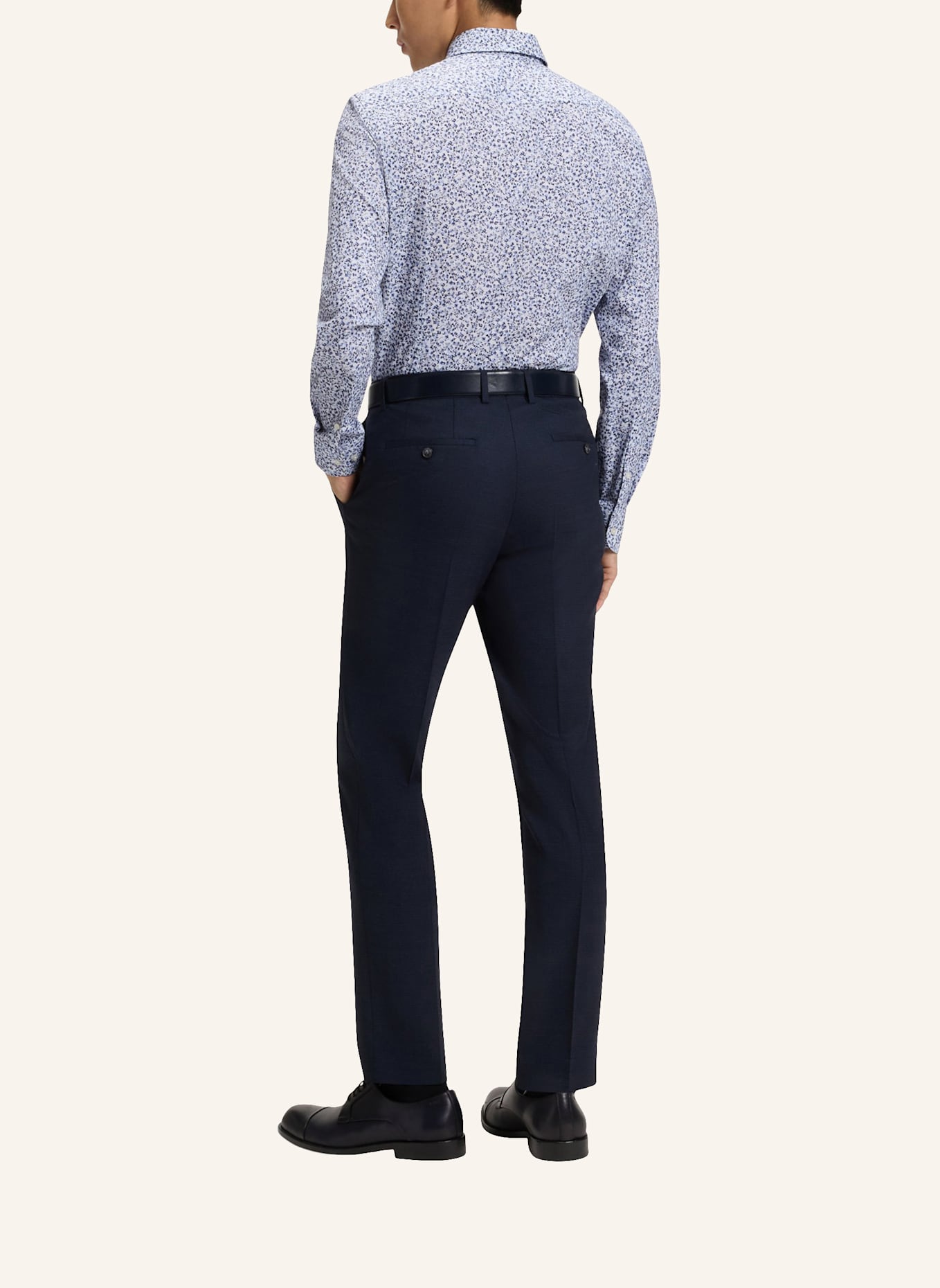 BOSS Business Hemd H-HANK-KENT-C1-214 Slim Fit: HELLBLAU