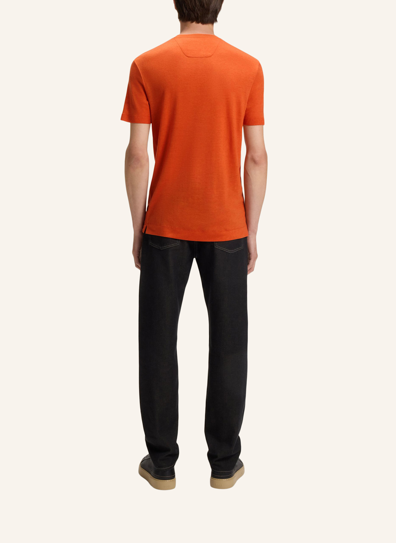 BOSS T-Shirt L-TYLER_AM Regular Fit: BRAUN