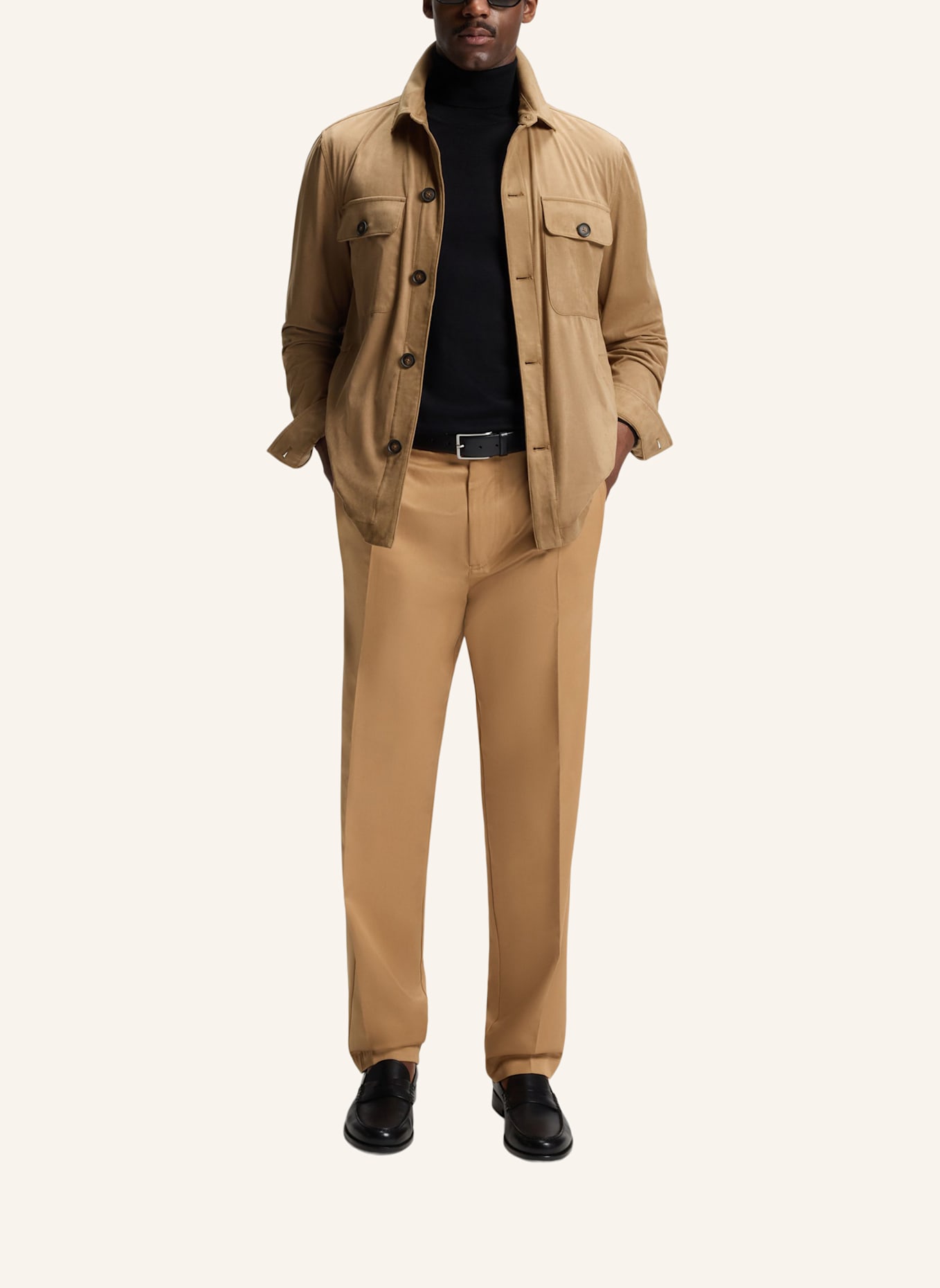 BOSS Blazer C-CARPER-OS-253F Relaxed Fit: BEIGE