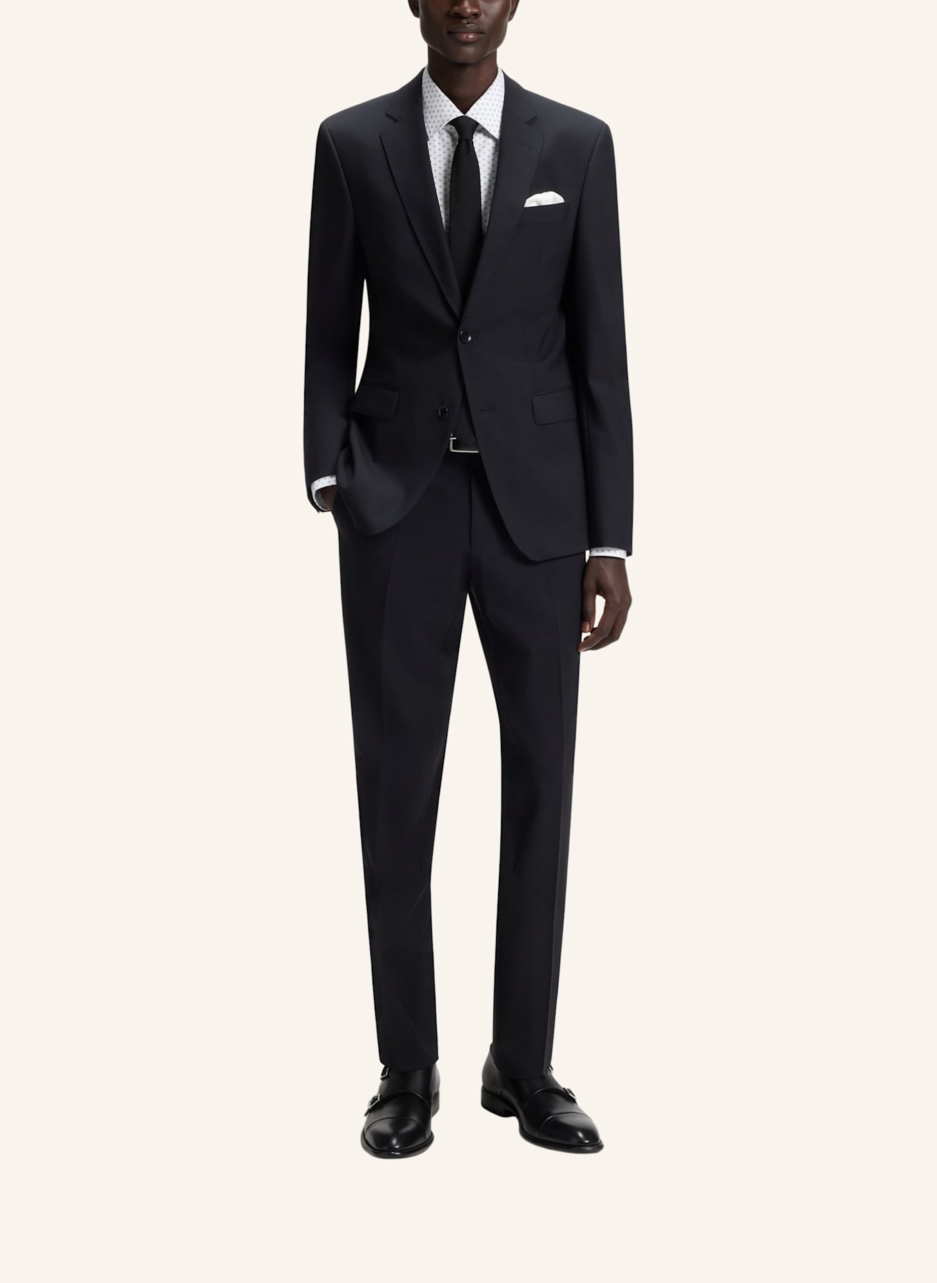 BOSS Business Hemd H-HANK-KENT-C1-214 Slim Fit: WEISS