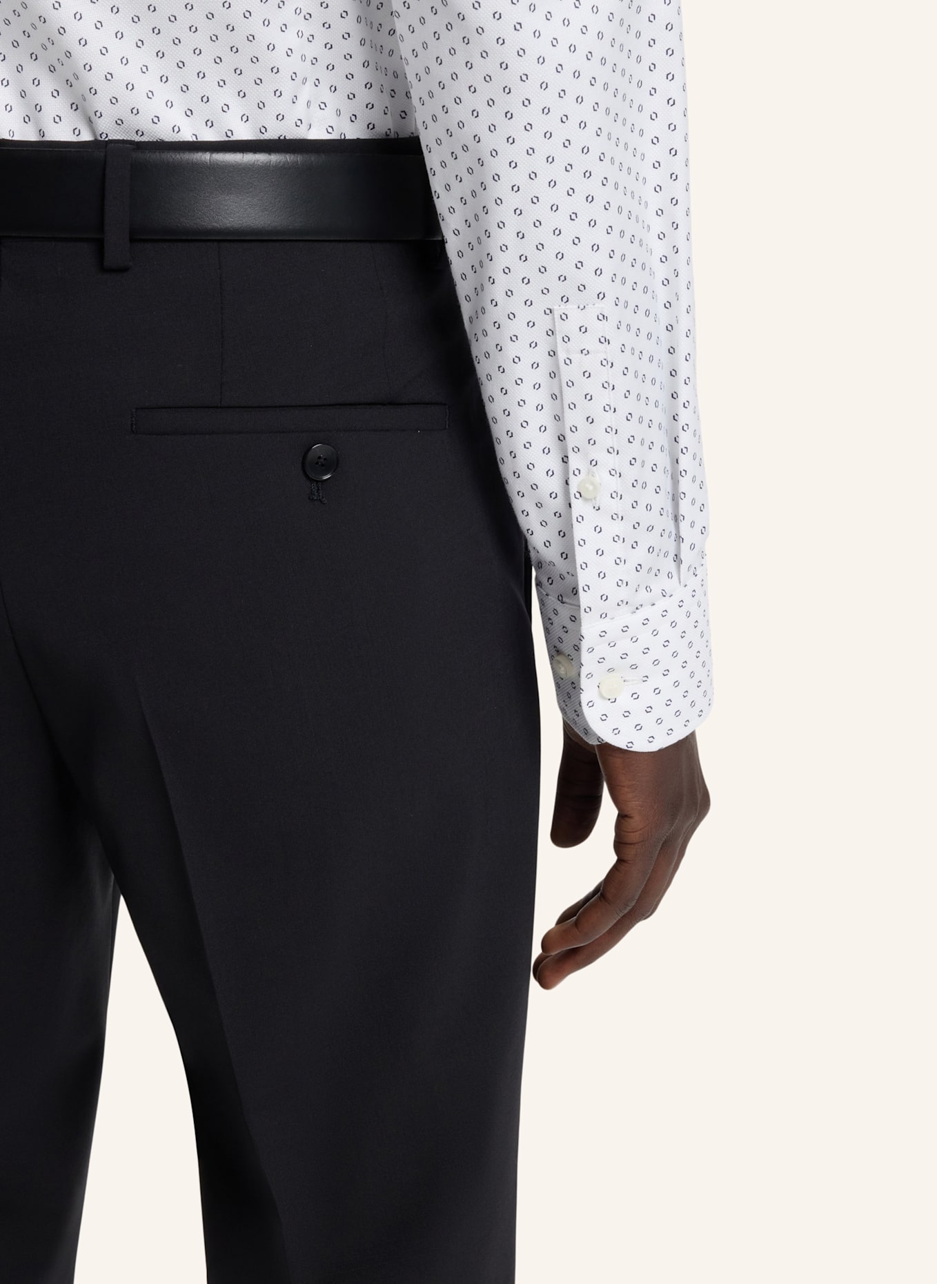 BOSS Business Hemd H-HANK-KENT-C1-214 Slim Fit: WEISS