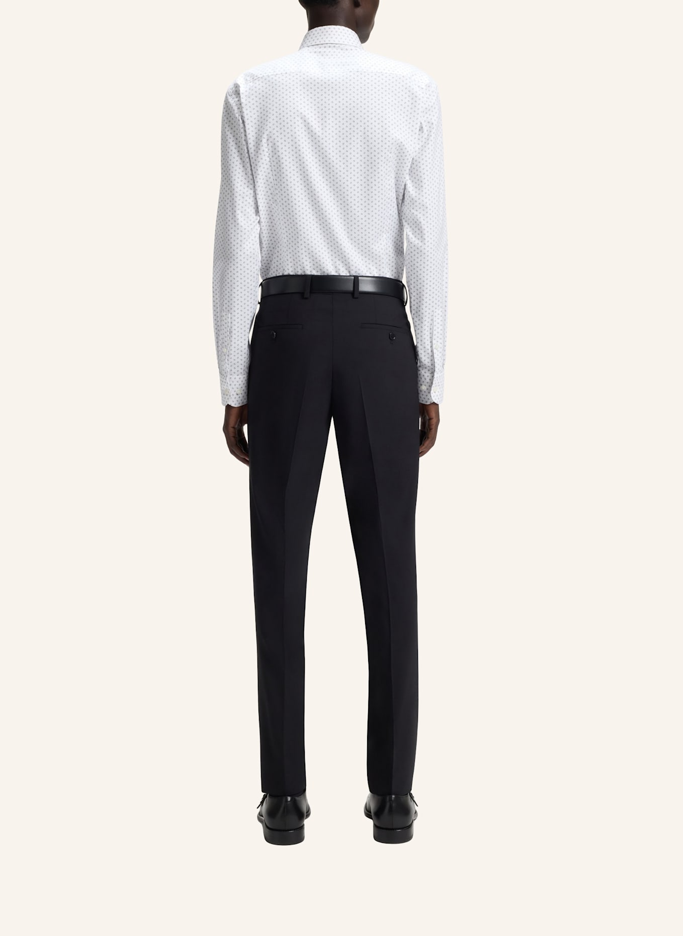 BOSS Business Hemd H-HANK-KENT-C1-214 Slim Fit: WEISS