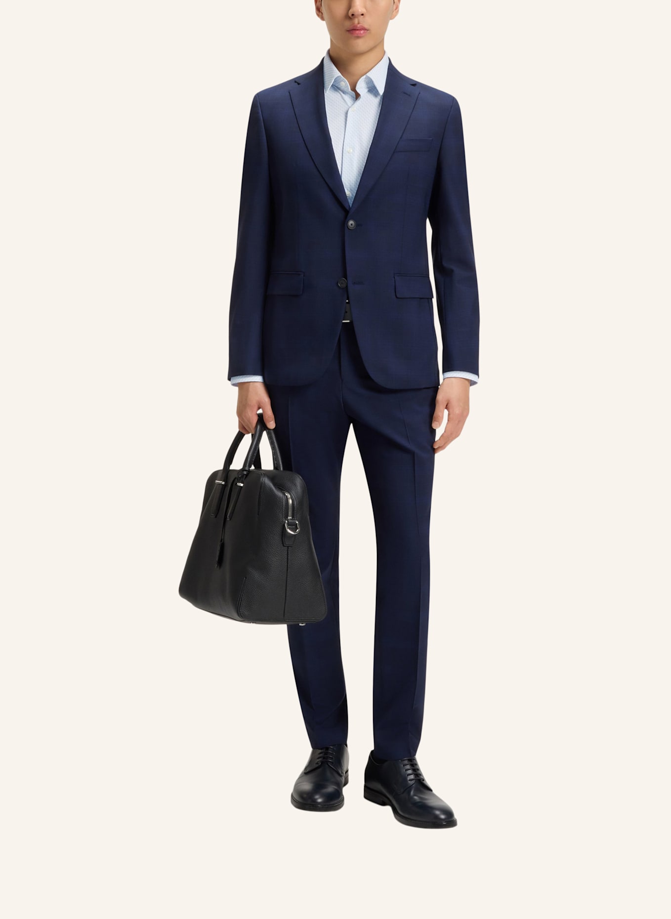 BOSS Business Hemd P-HANK-S-KENT-C1-222 Slim Fit: HELLBLAU