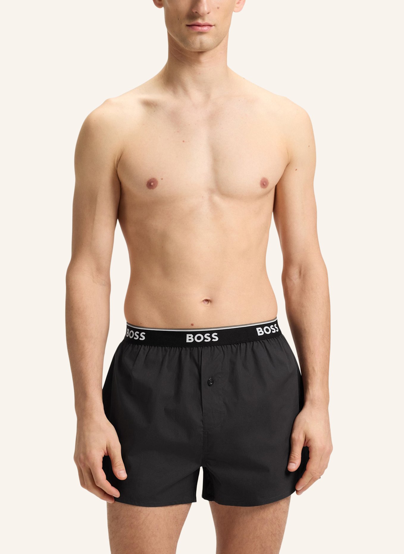 BOSS Pyjamas Unterteil 2P BOXER SHORTS EW: HELLGRAU
