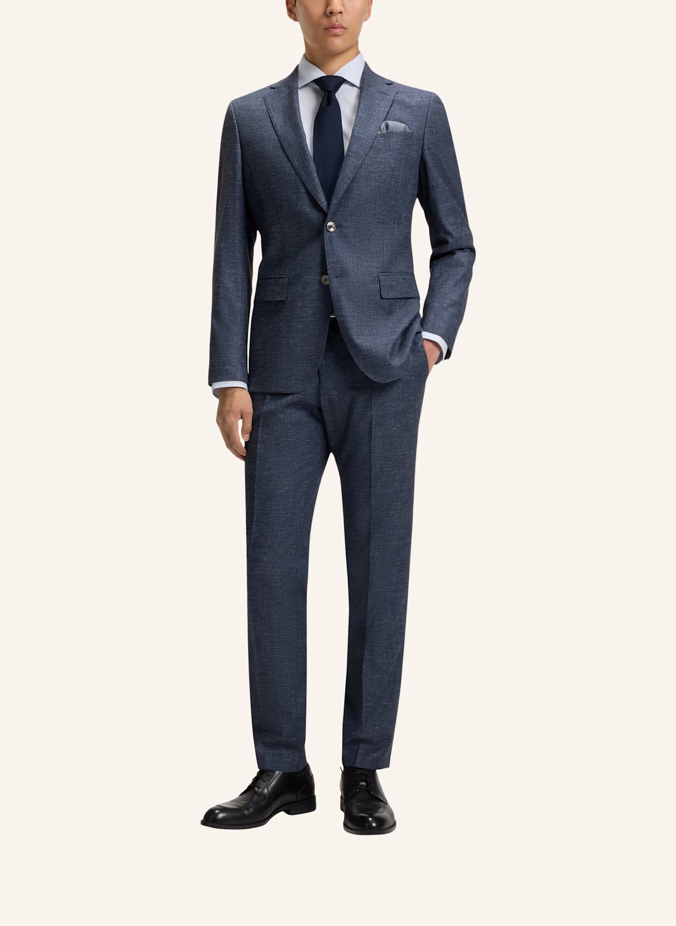 BOSS Business Hose H-GENIUS-253 Slim Fit: DUNKELBLAU