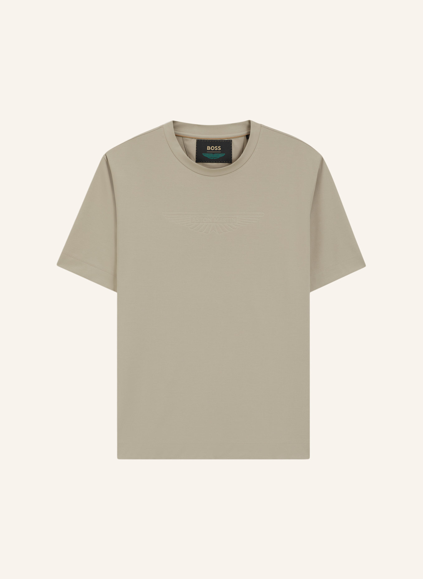 BOSS T-Shirt L-MAX_AM-254 Regular Fit: KHAKI