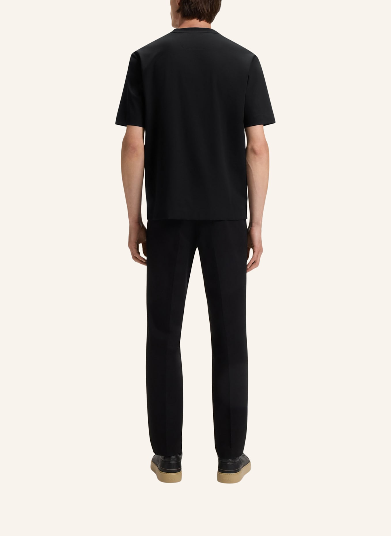 BOSS T-Shirt L-MAX_AM-254 Regular Fit: SCHWARZ