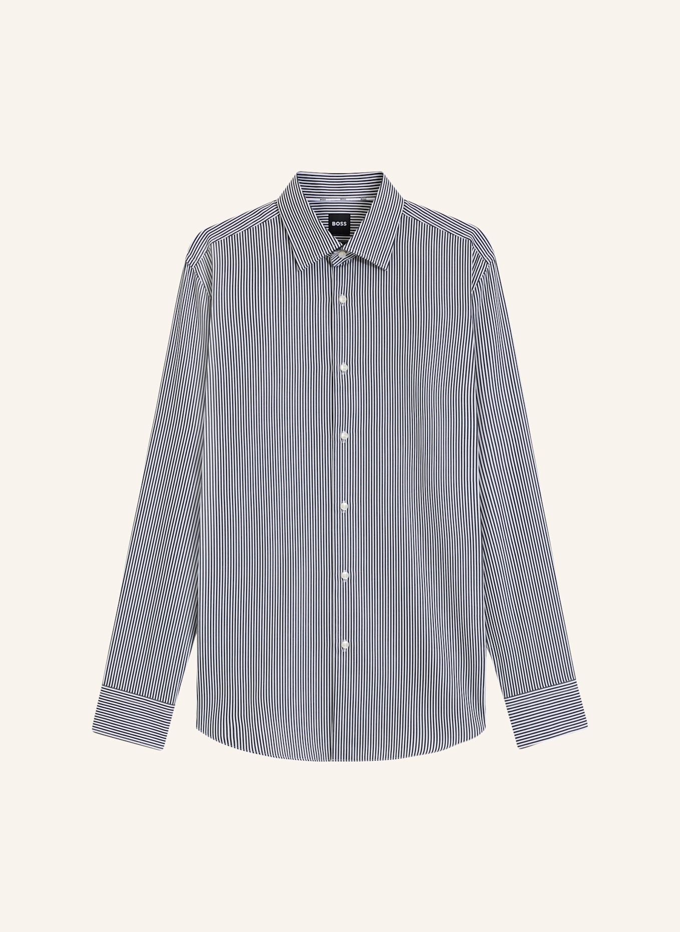 BOSS Business Hemd H-HANK-KENT-C1-214 Slim Fit: DUNKELBLAU