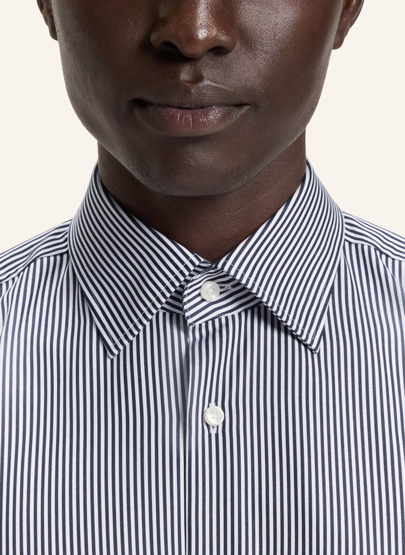 BOSS Business Hemd H-HANK-KENT-C1-214 Slim Fit: DUNKELBLAU