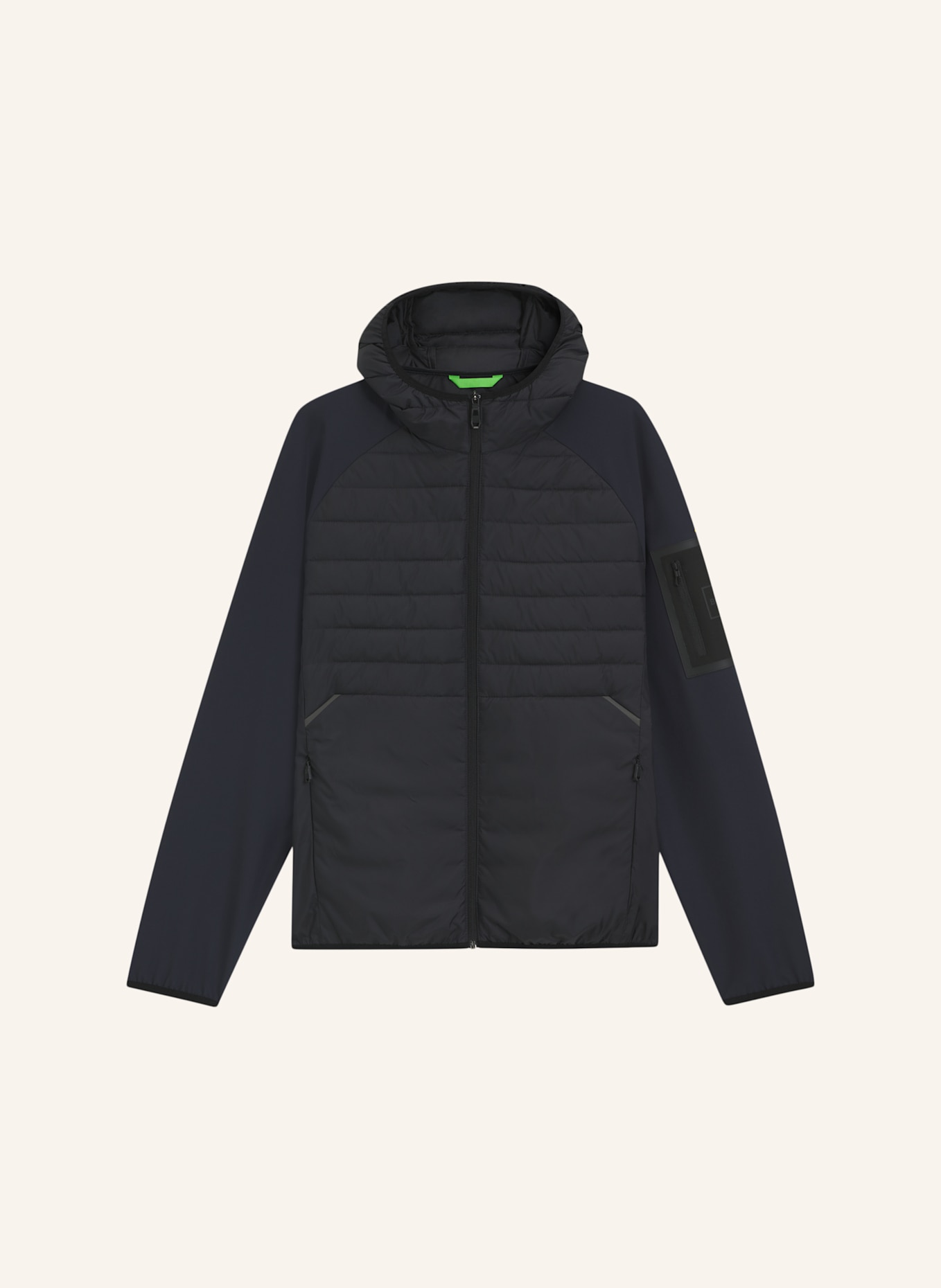 BOSS Casual Jacke J_URBANEX HYBRID HD Regular Fit: DUNKELBLAU