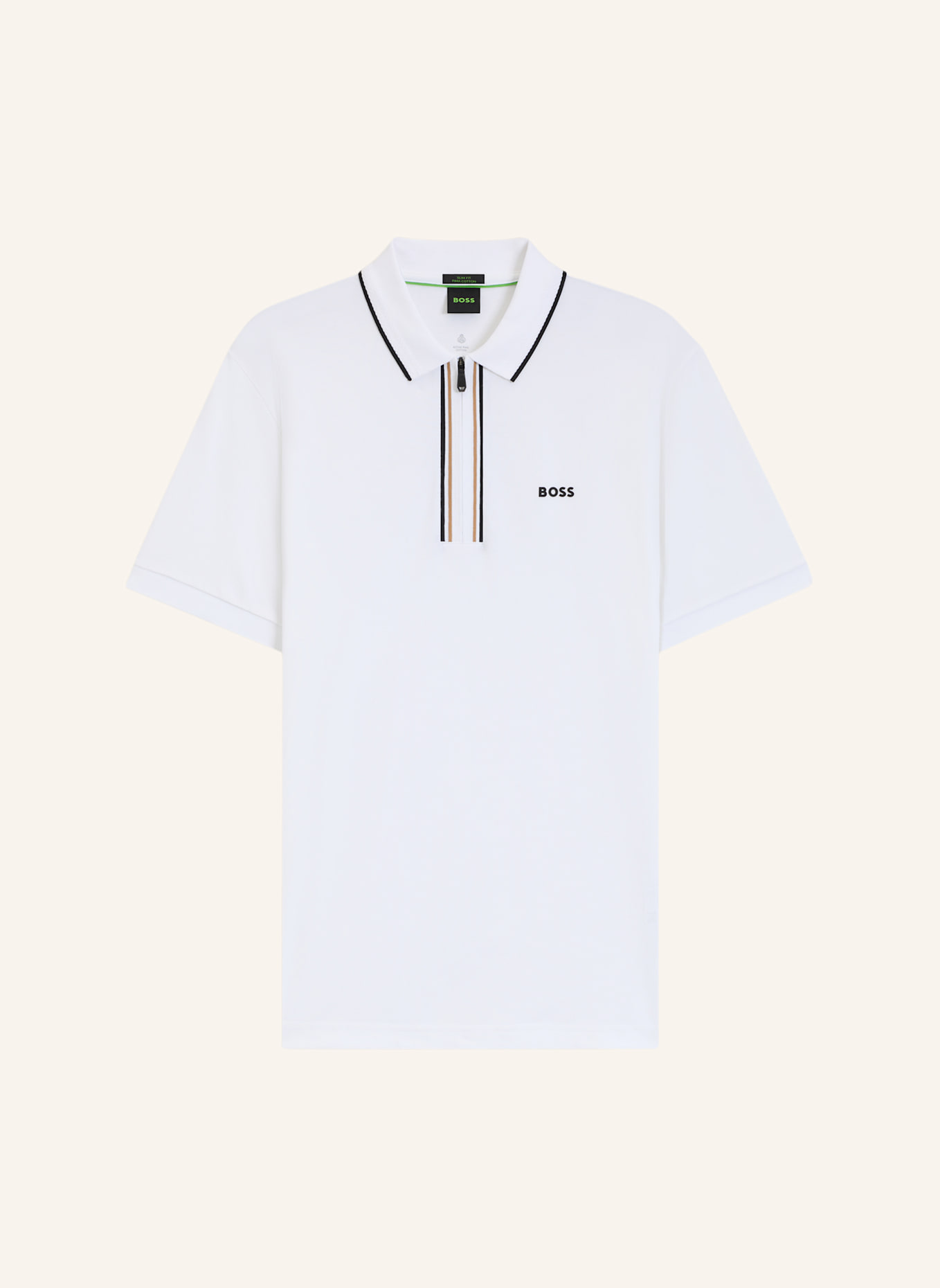 BOSS Poloshirt PHILIX GOC Slim Fit: WEISS