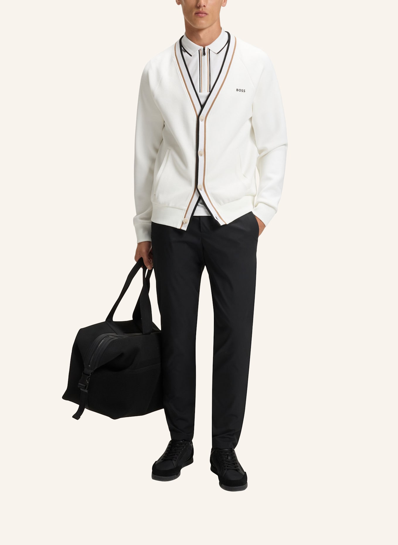 BOSS Poloshirt PHILIX GOC Slim Fit: WEISS