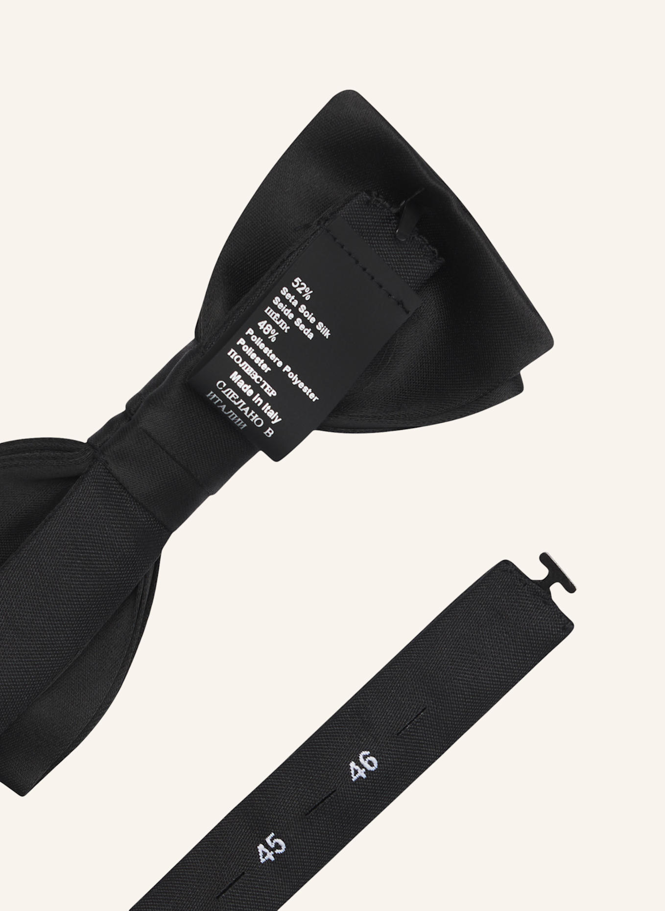 HUGO Fliege BOW TIE: SCHWARZ