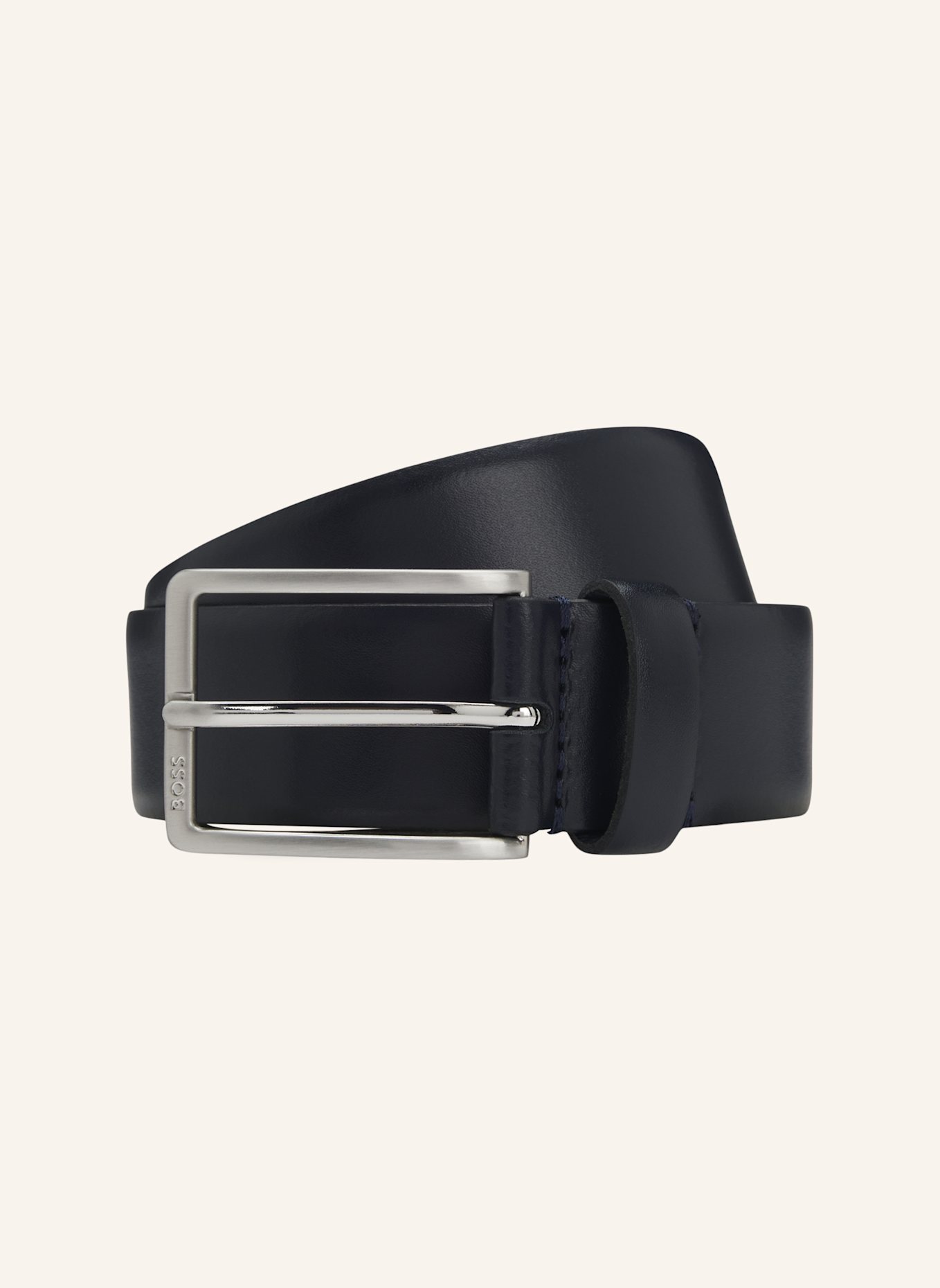 BOSS Business Gürtel ERMAN-L_SZ35: DUNKELBLAU