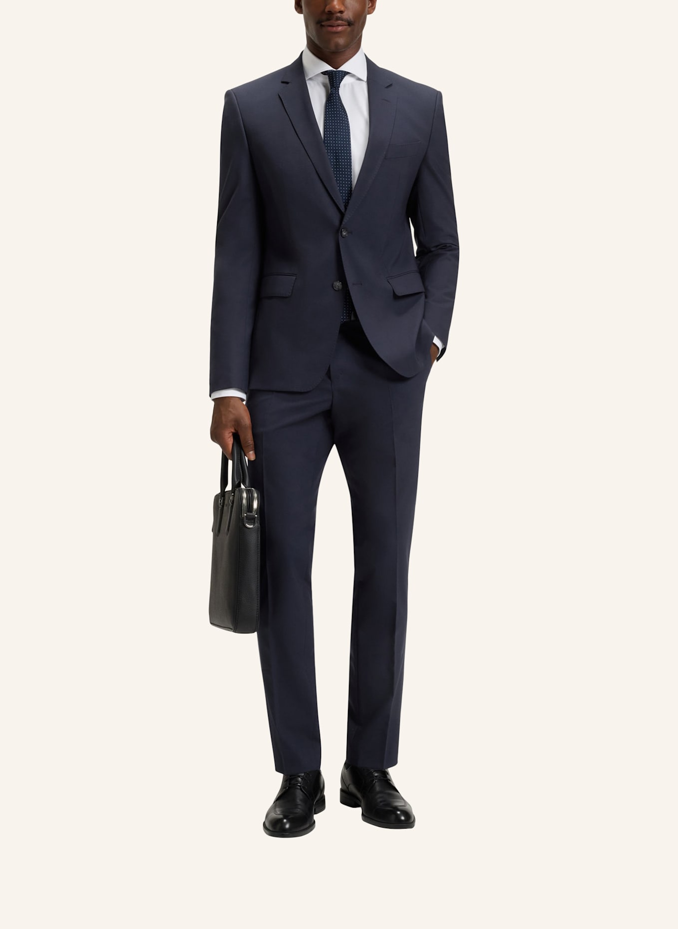 BOSS Business Anzug H-HUGE-2PCS-224 Slim Fit: HELLBLAU