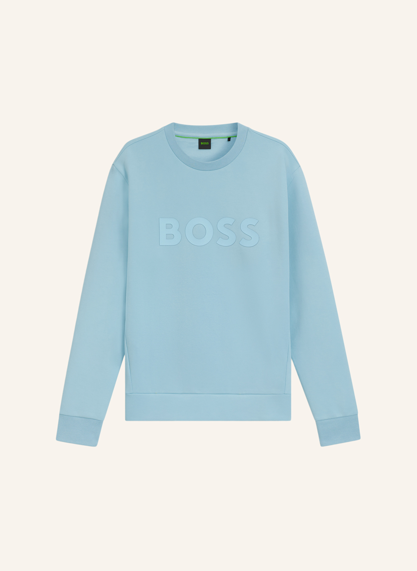 BOSS Sweatshirt SALBO Regular Fit: HELLBLAU