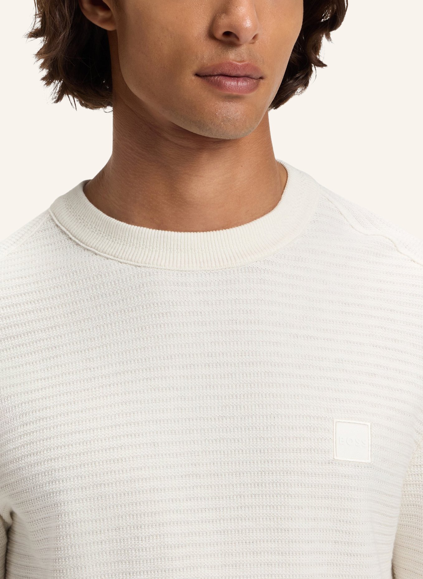 BOSS Pullover ANION: BEIGE