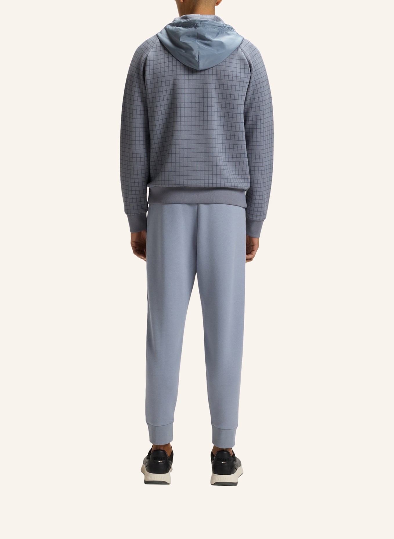 BOSS Sweatshirt QZ HOODIE GL Regular Fit: DUNKELGRAU