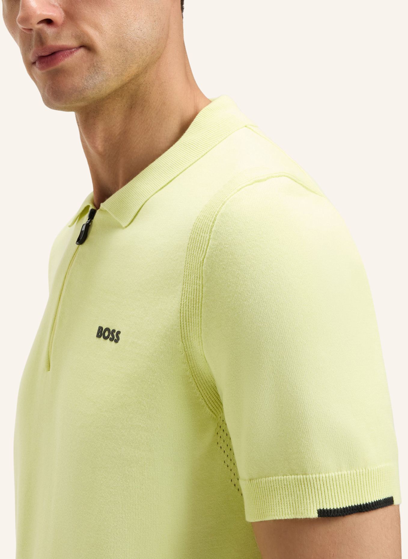 BOSS Pullover K_EVER-X PS Regular Fit: HELLGRÜN