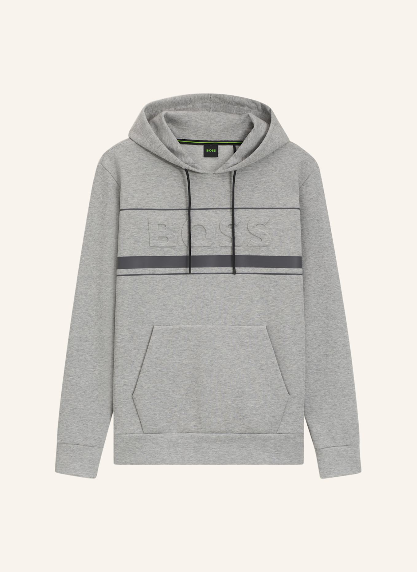 BOSS Sweatshirt SOODY ZONE Regular Fit: SILBER