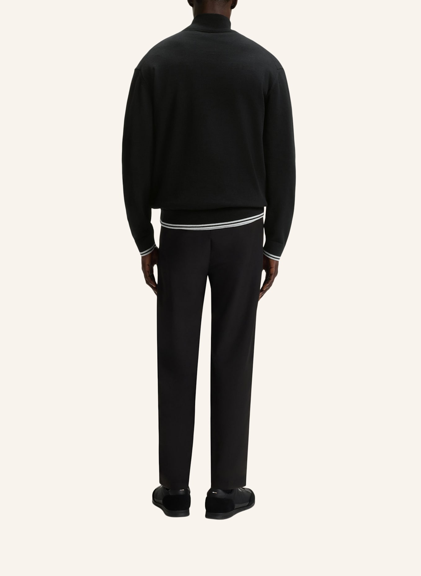 BOSS Pullover K_ZONE QZ Regular Fit: SCHWARZ