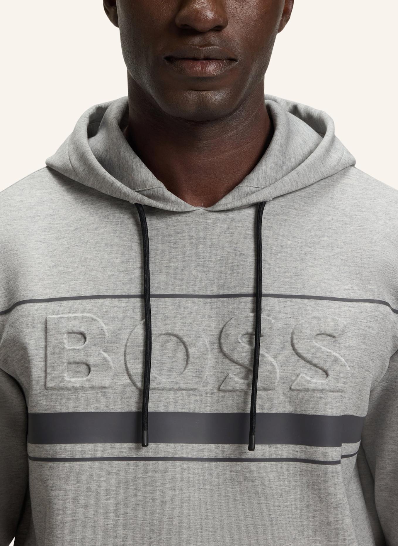 BOSS Sweatshirt SOODY ZONE Regular Fit: SILBER