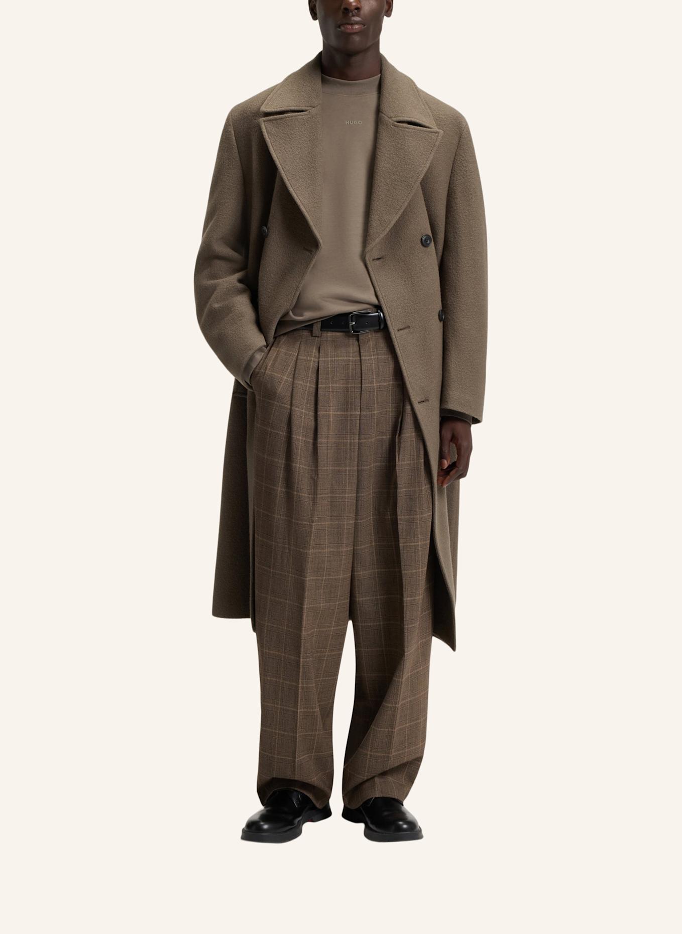 HUGO Casual Mantel MACARIO2541 Regular Fit: GRAU