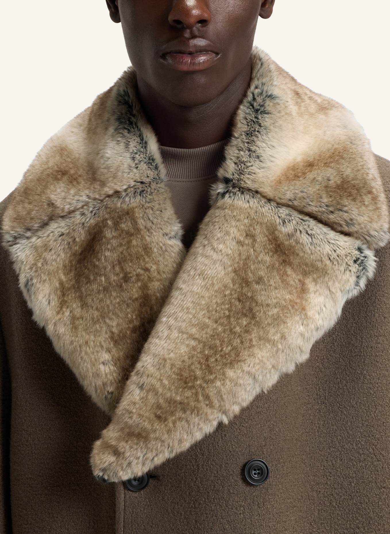 HUGO Casual Mantel MACARIO2541 Regular Fit: GRAU