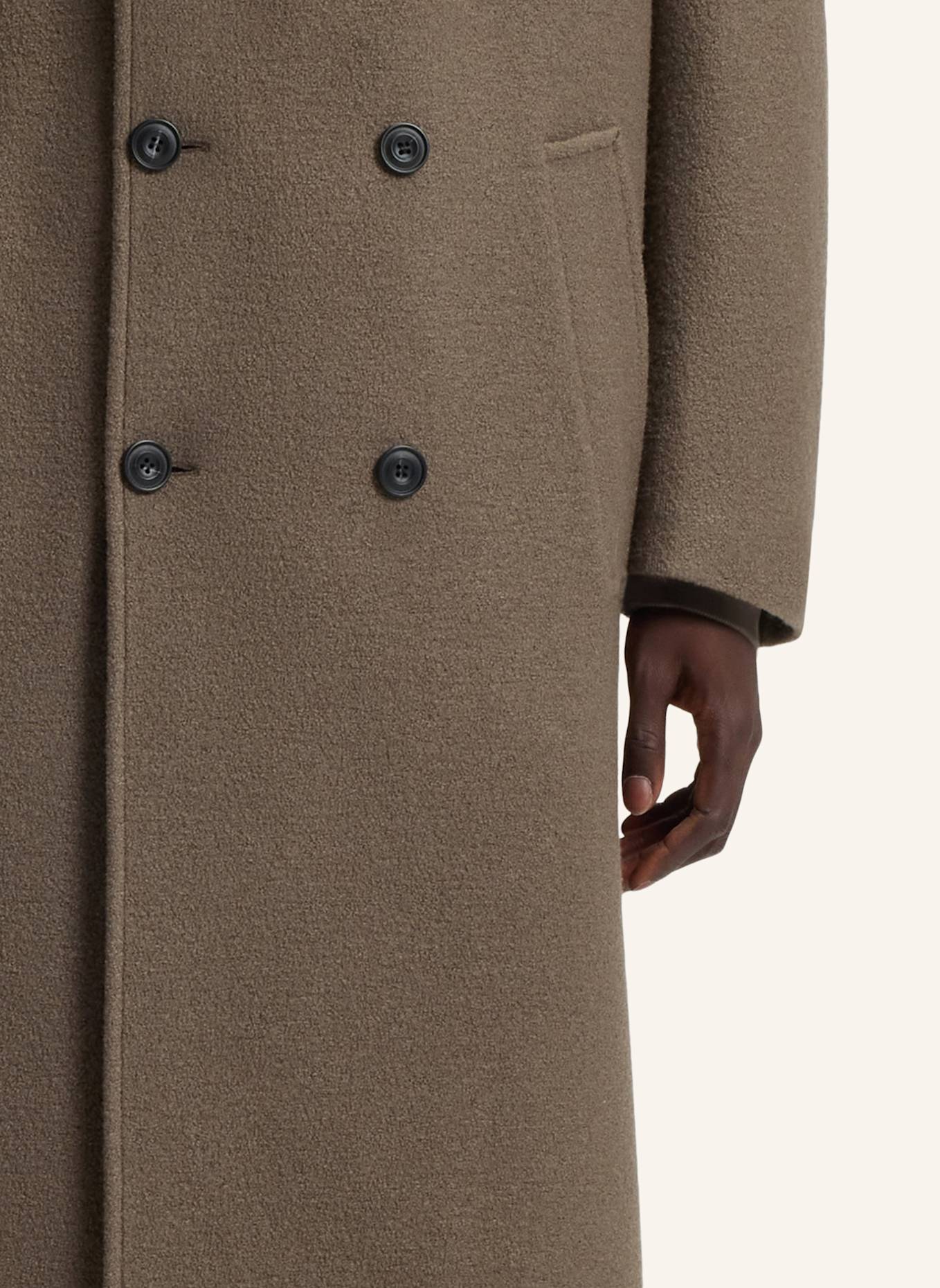 HUGO Casual Mantel MACARIO2541 Regular Fit: GRAU