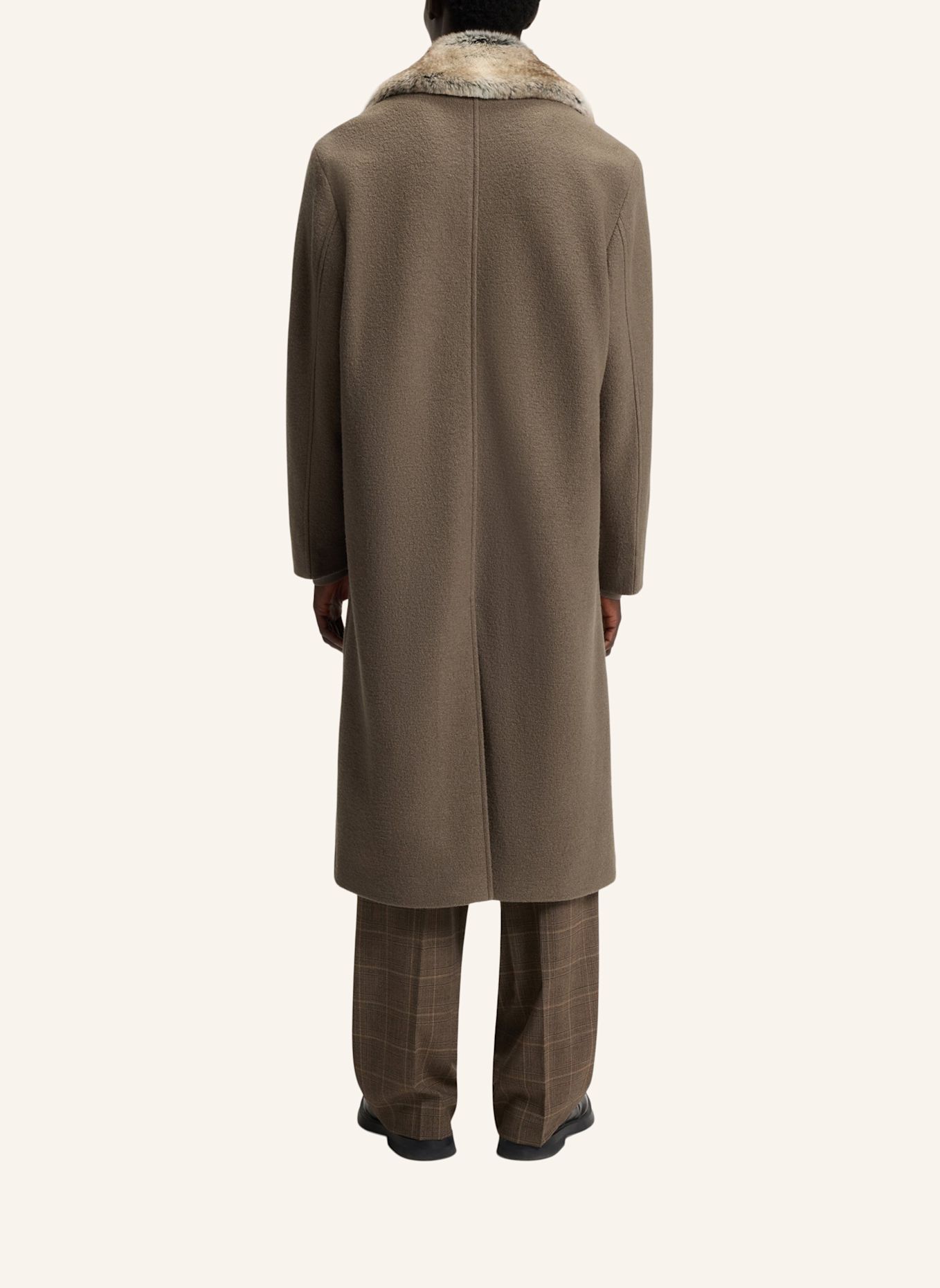 HUGO Casual Mantel MACARIO2541 Regular Fit: GRAU