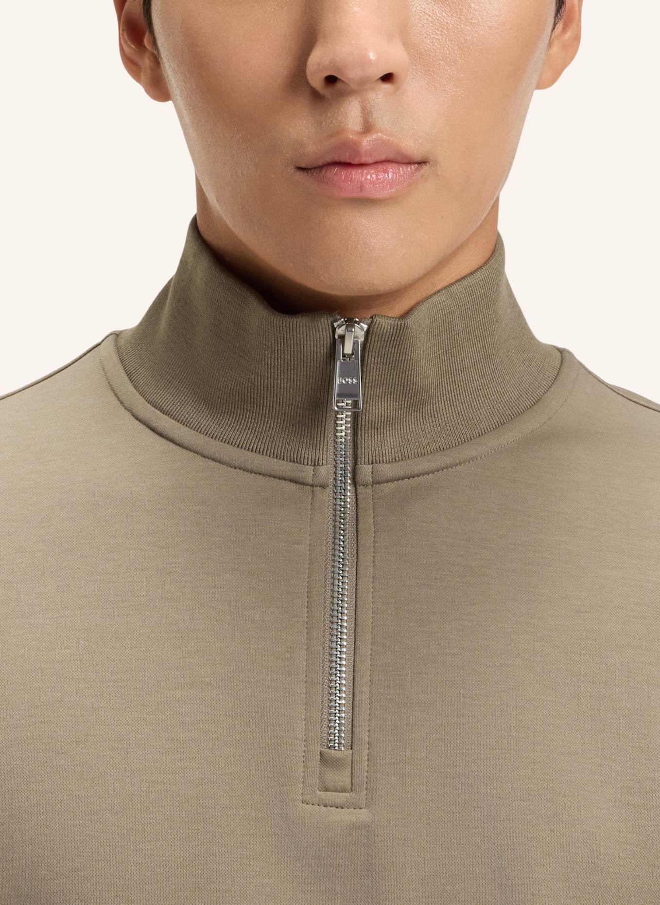 BOSS Sweatshirt H-STIMMANN 109 Regular Fit: BRAUN