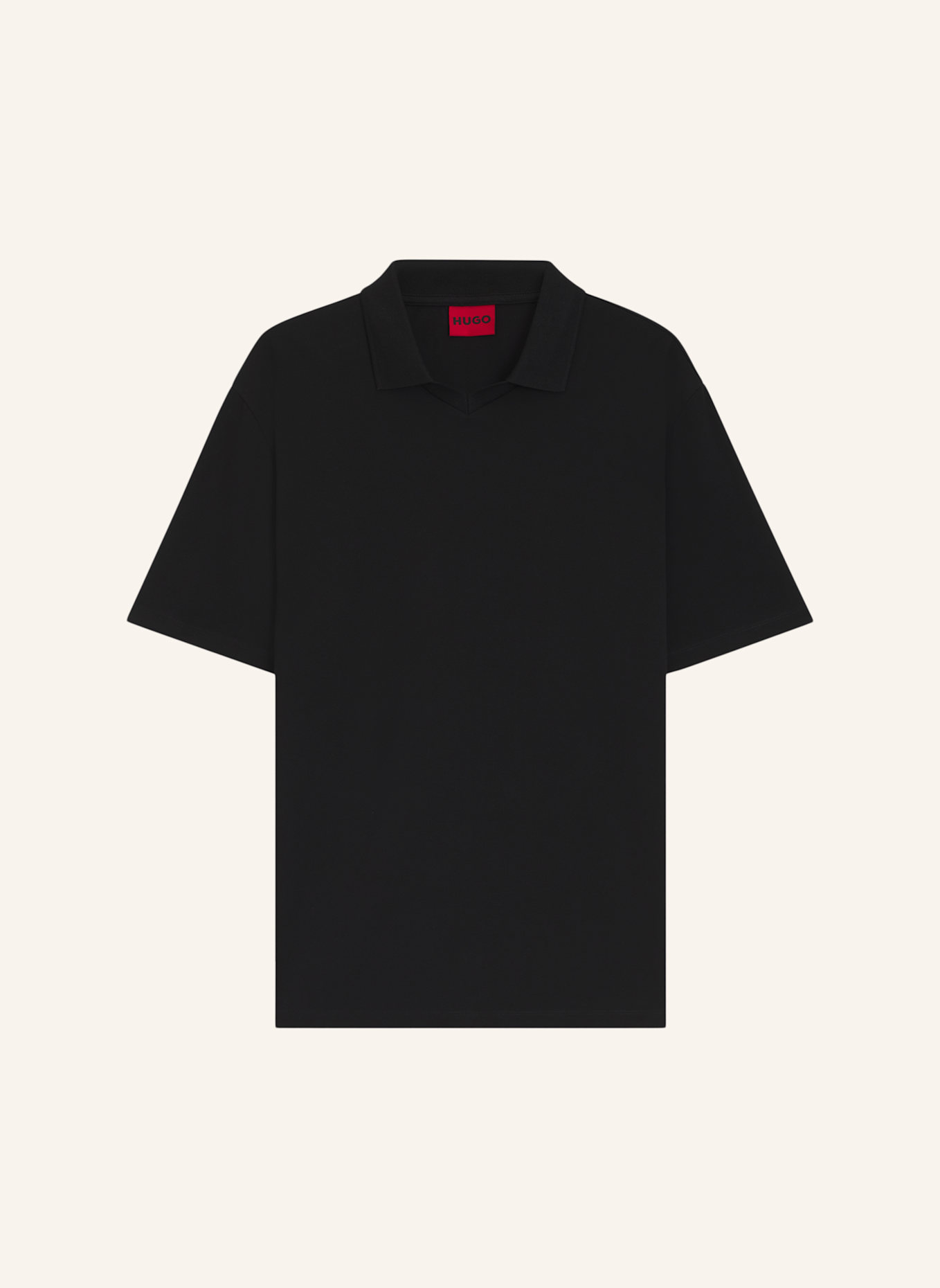 HUGO Poloshirt DIMERSVE Relaxed Fit: SCHWARZ