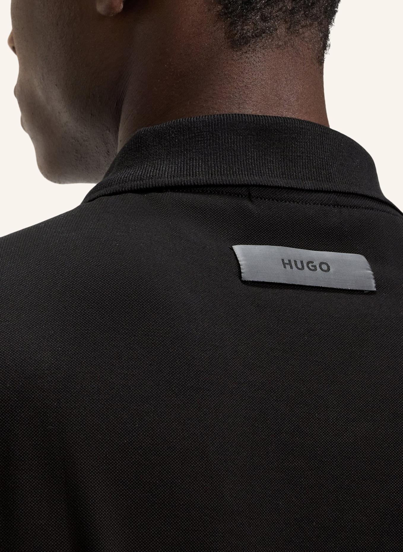 HUGO Poloshirt DIMERSVE Relaxed Fit: SCHWARZ