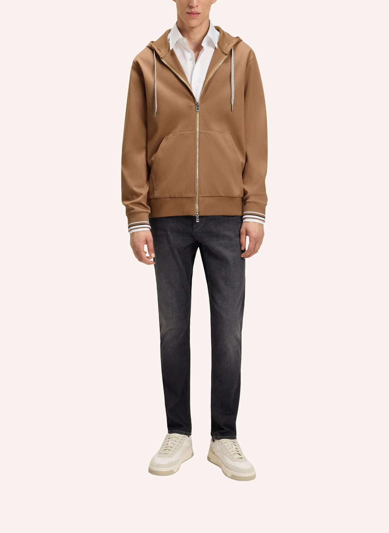 BOSS Sweatshirt C-SPENCE 109 Regular Fit: BEIGE