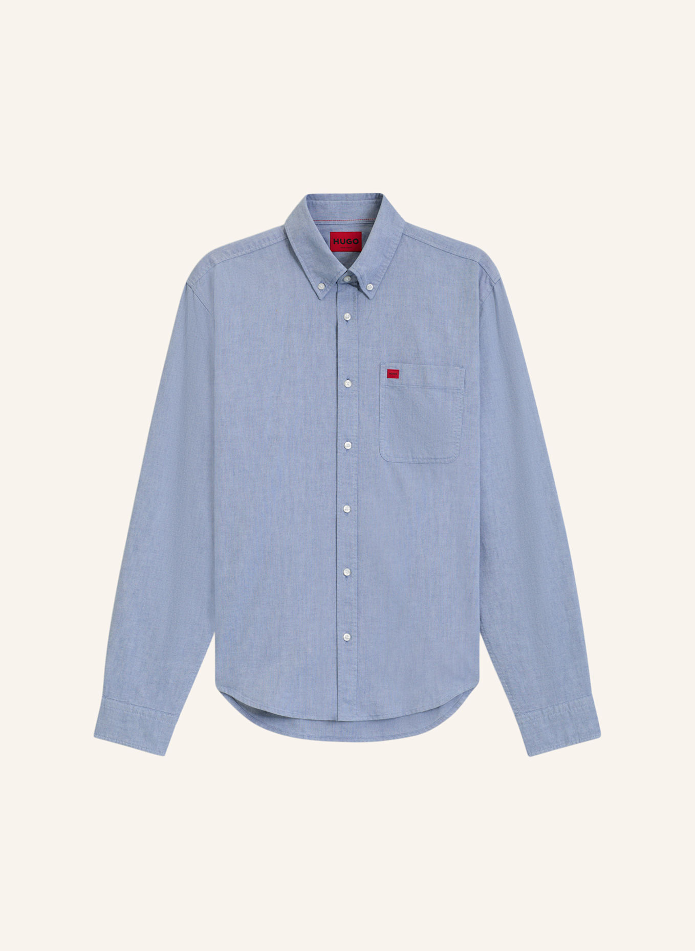 HUGO Business Hemd EVITO Slim Fit: BLAU