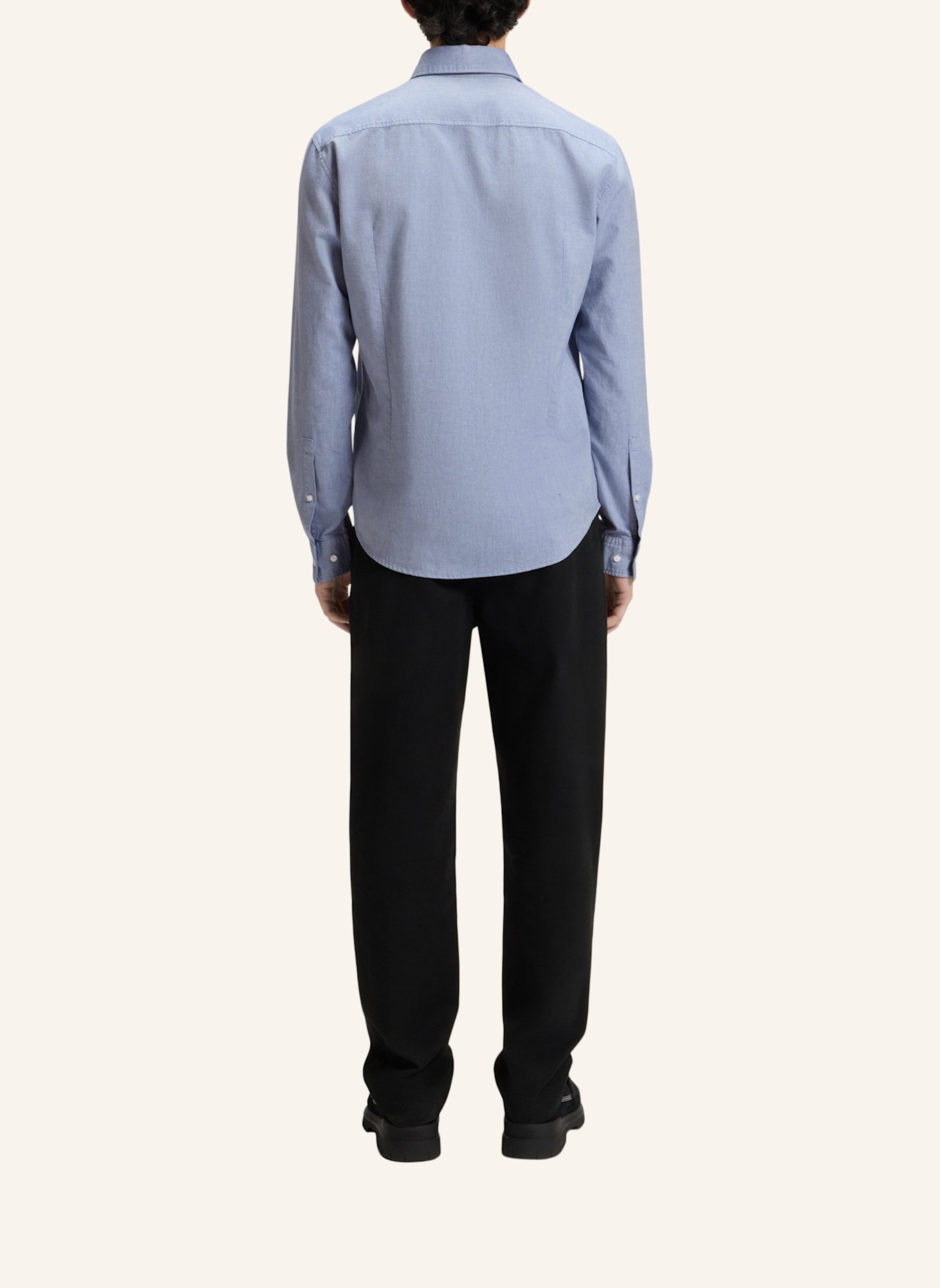 HUGO Business Hemd EVITO Slim Fit: BLAU